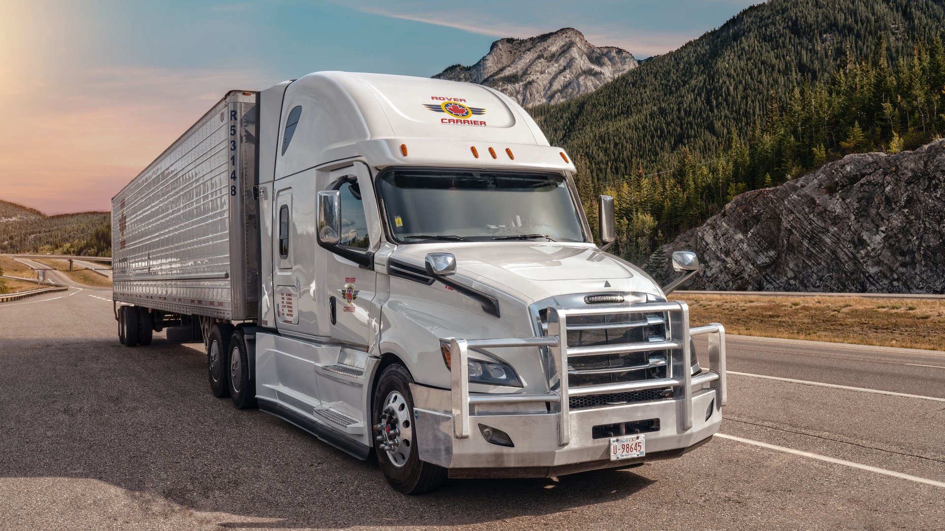Modern Logistics Truck